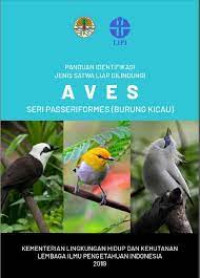 Panduan Identifikasi Jenis Satwa Liar : Aves Seri Passerifornes (Burung Kicau)