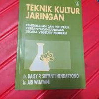Teknik kultur jaringan: pengenalan dan petunjuk perbanyakan tanaman secara vegetatif-modern